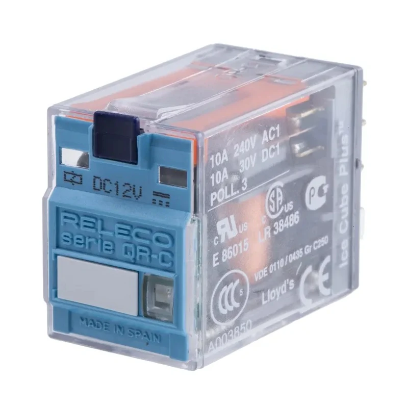 Releco PCB Power Relay 12V dc Coil 10A Switching Current DPDT C7-A20X / DC 12 V