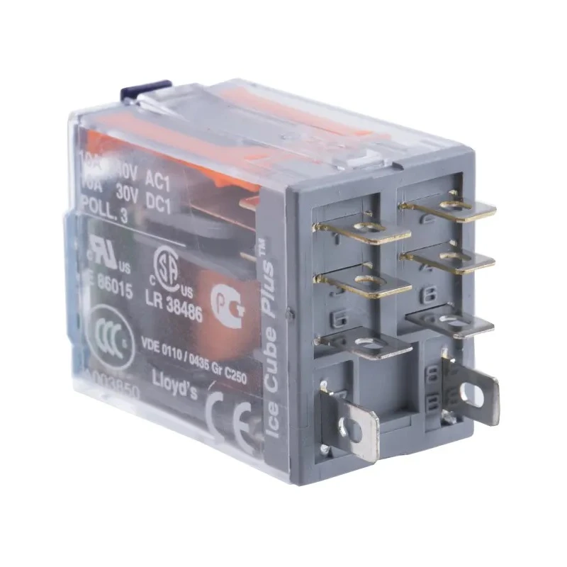 Releco PCB Power Relay 12V dc Coil 10A Switching Current DPDT C7-A20X / DC 12 V