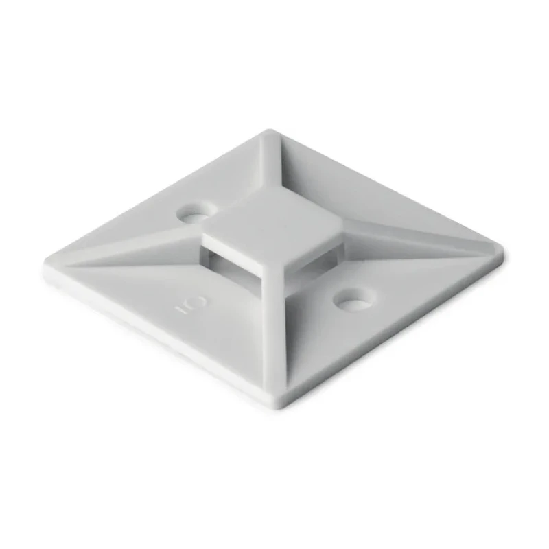 HellermannTyton White Cable Tie Mount 8.9 mm Cable Tie Width Acceptance 37.7 mm x 37.7 mm Polyamide 151-28529 MB5A-PA66-WH