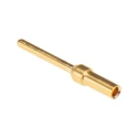 HARTING Male Crimp Circular Connector Contact 1.04 mm Contact Size, 20/24 AWG Wire Size, Gold over Nickel Plating 09670008576