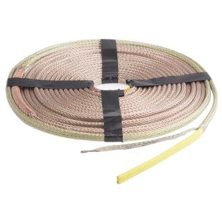 RS PRO Constant Wattage Trace Heating Tape, 500V AC, 12 W per Metre, Silicone Rubber Sheath, 6m Length 379-738