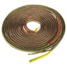 RS PRO Constant Wattage Trace Heating Tape Silicone Rubber Sheath 240V AC 200°C 3m 379-722