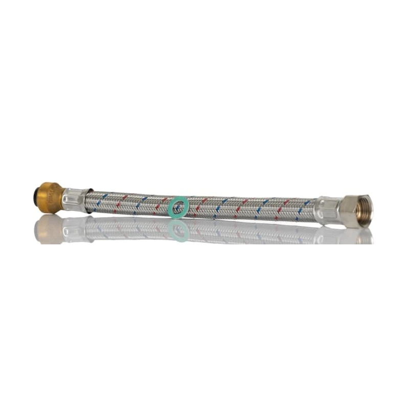RS PRO Hose Assembly, Female 15 mm Male Threaded Connections, 15 bar Pressure, 450 mm Length 190-4131