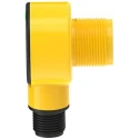Banner Through Beam Photoelectric Sensor, Barrel Style, 25 m Detection Range, PNP Output, IP69K/IP68/IP67 T18-2NAEL-Q8