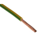 Prysmian 6491X Series Green Yellow Hook Up Wire 7/1.04 mm Core Strands 100 m Polyvinyl Chloride 20147720