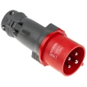 Legrand Industrial Power Connector HYPRA IP44 Red Cable Mount 3P+PE Straight 32A 415V IP44 
