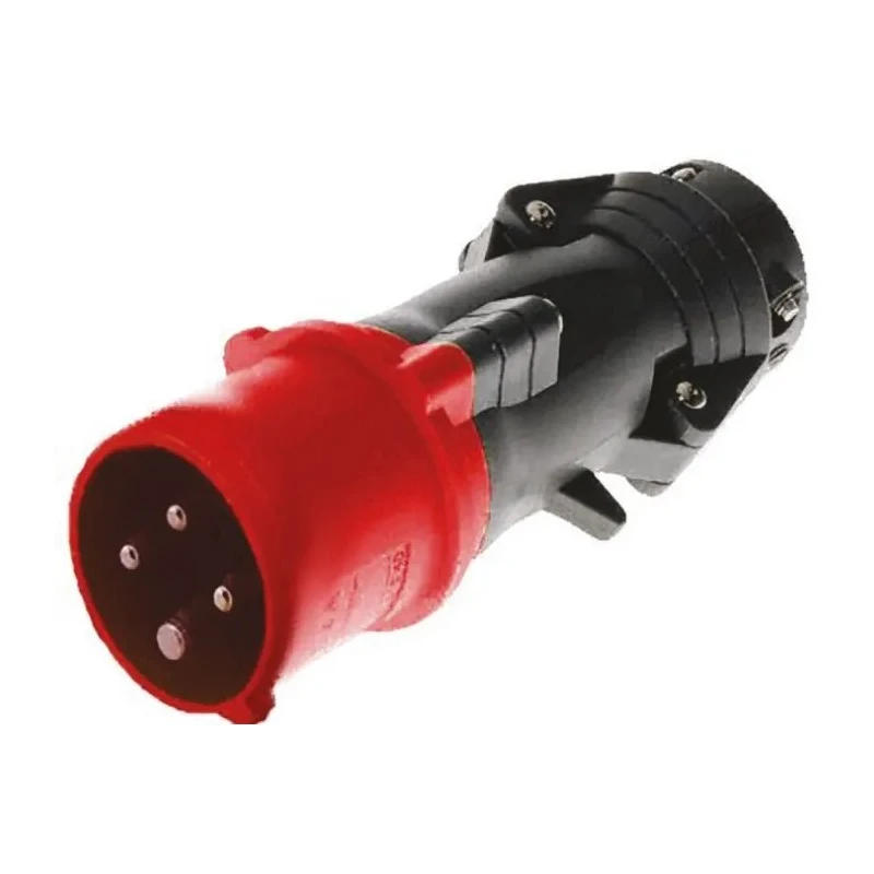 Legrand Industrial Power Connector HYPRA IP44 Red Cable Mount 3P+PE Straight 32A 415V IP44 