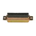 ITT Cannon DIKD 1.5-PV BU 9 Way Straight Cable D-Sub Connector with Clinch Nut and Float Female 110973-0019