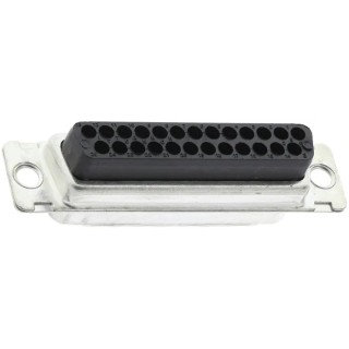 ITT Cannon D-Sub Connector Male 25 Way Straight Cable, Steel Housing, Gold over Nickel Contacts 110976-0032