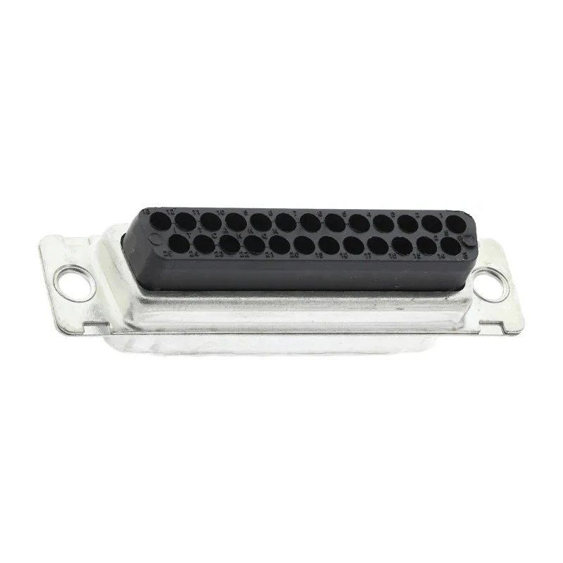 ITT Cannon D-Sub Connector Male 25 Way Straight Cable, Steel Housing, Gold over Nickel Contacts 110976-0032