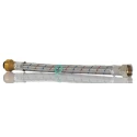 RS PRO Stainless Steel Braided Hose Assembly 1/2 in Female Threaded to 12 mm Female Threaded 15 bar 450 mm Length 190-4127