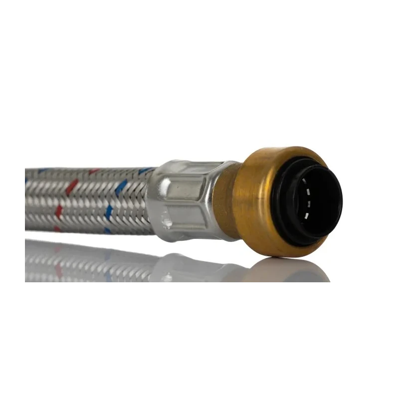 RS PRO Stainless Steel Braided Hose Assembly 1/2 in Female Threaded to 12 mm Female Threaded 15 bar 450 mm Length 190-4127