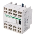 Schneider Electric Auxiliary Contact Block, 4 Contact, 4 NO, TeSys D, Snap-On, 10 A, 690V AC, LADN403