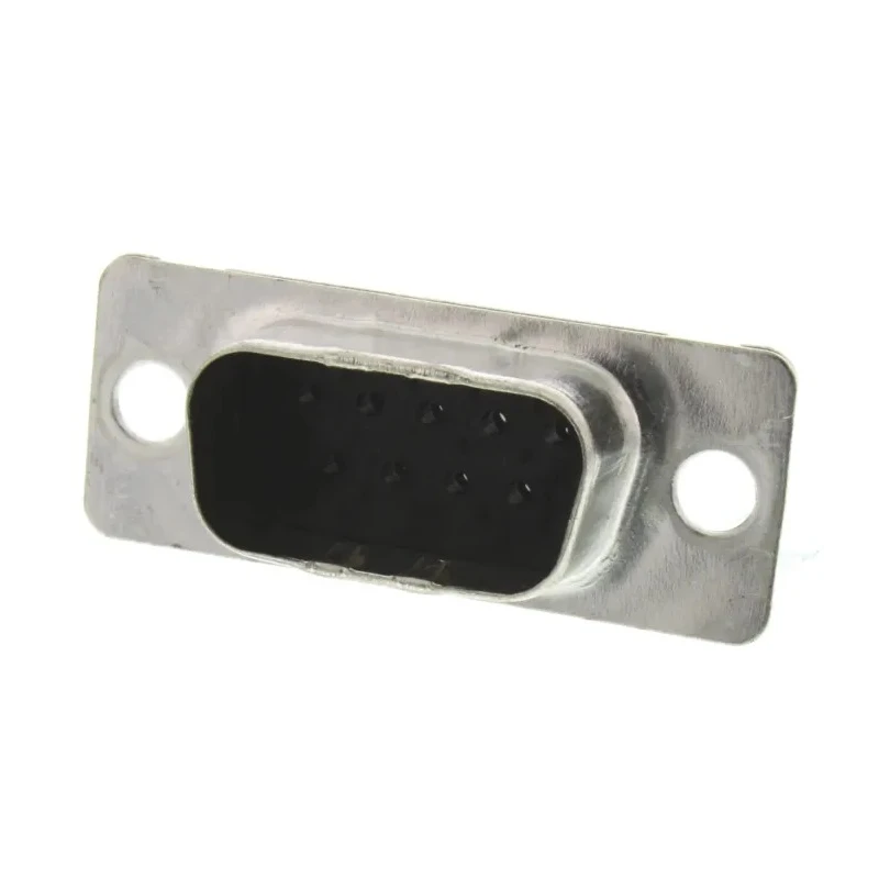 ITT Cannon DIKD 1.5-PV BU 9 Way Straight Cable D-Sub Connector with Clinch Nut and Float Male 110972-0023