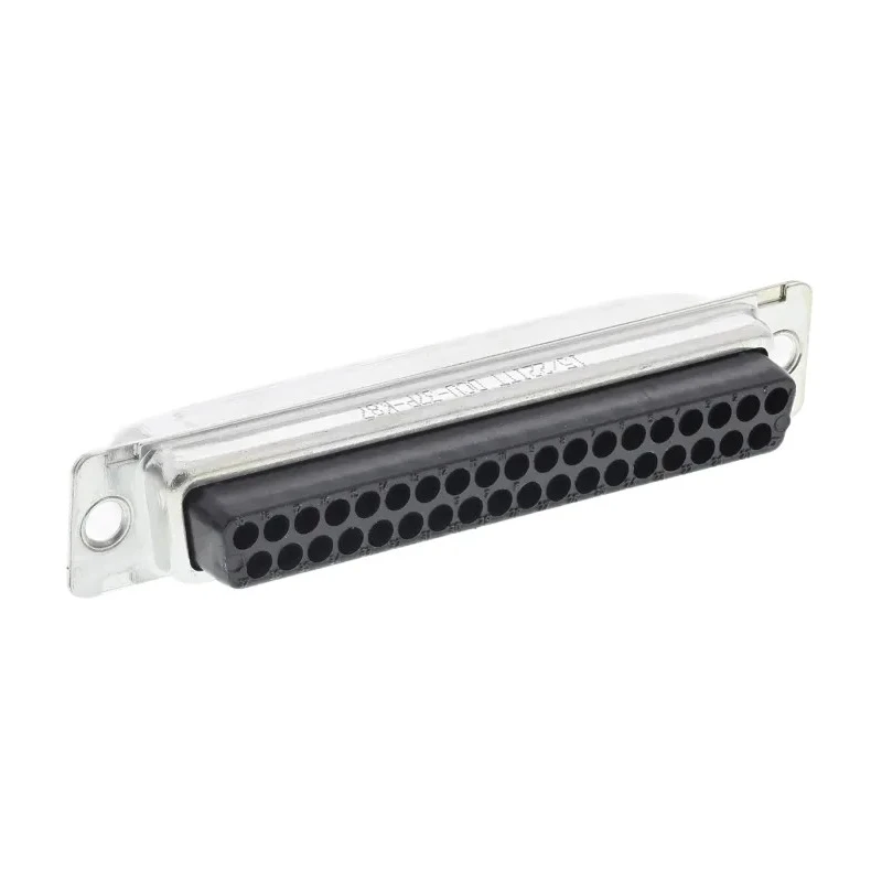 ITT Cannon DIKD 1.5-PV BU 37 Way Straight Cable D-Sub Connector with Clinch Nut and float Male 110978-0037