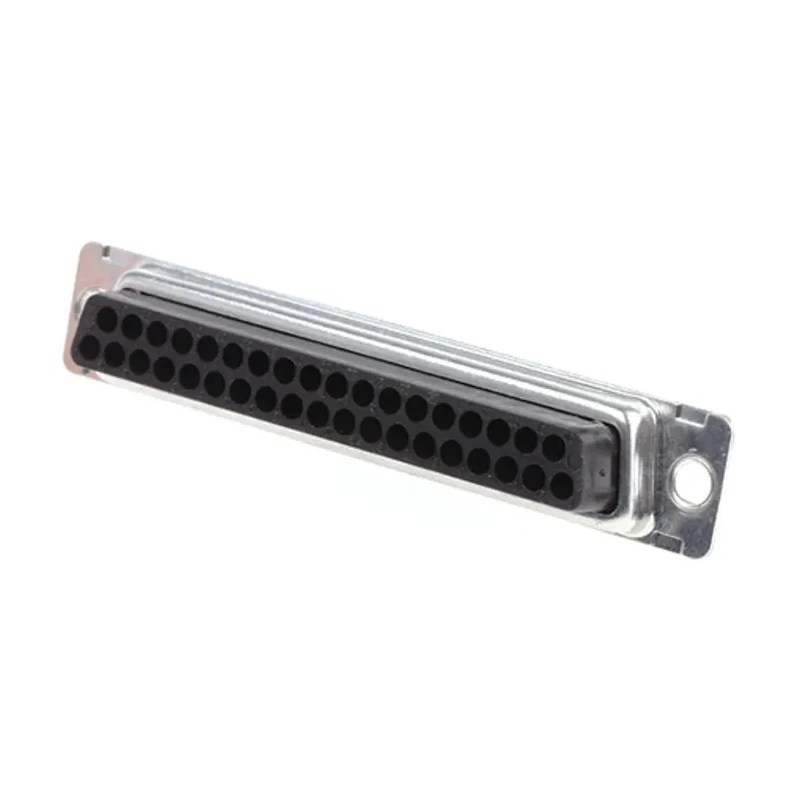 ITT Cannon DSNU 37 Way Straight Cable D-Sub Connector with Clinch Nut and Float Female 110979-0035