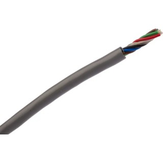 Belden 6-Core Multi-Core Industrial Cable 305 m Length 5.08 mm Diameter Silver Polyvinyl Chloride Jacket 300V 9536.00U305