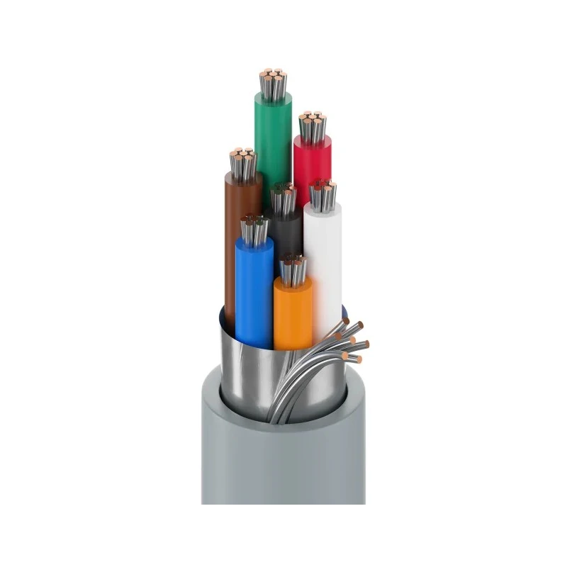 Belden 7 Core Multi-Core Industrial Cable 305 m Silver Sheath Polyvinyl Chloride 300V 9537 060U1000