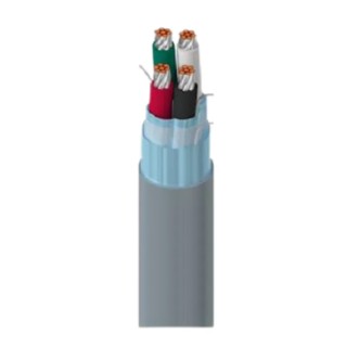 Belden 2 Pair Screened Audio Cable 152 m, Silver PVC Jacket, Tin Copper Wire Conductor 8728 060U500
