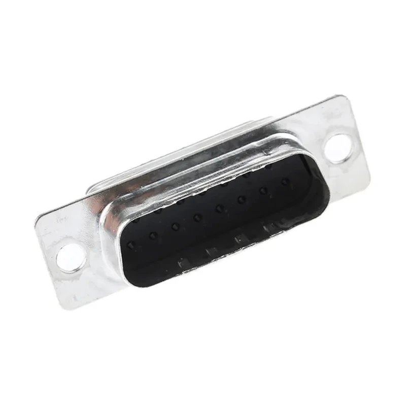 ITT Cannon DIKD 1.5-PV BU 15 Way Straight Cable D-Sub Connector Male 1000V 5A Steel Housing 110974-0033