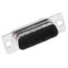 ITT Cannon DIKD 1.5-PV BU 15 Way Straight Cable D-Sub Connector Male 1000V 5A Steel Housing 110974-0033