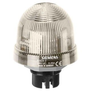 Siemens Clear Beacon LED Bulb 24V AC/DC, Steady Light Effect, Bayonet Mount Flush, IP65 