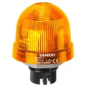 Siemens Yellow Beacon 24V AC/DC Steady Flush Bayonet Mount LED Bulb IP65 