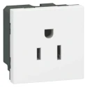 Legrand 15A White 1 Gang Plug Socket Mosaic Indoor, NEMA 5-15R 0 775 04