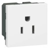 Legrand 15A White 1 Gang Plug Socket Mosaic Indoor, NEMA 5-15R 0 775 04