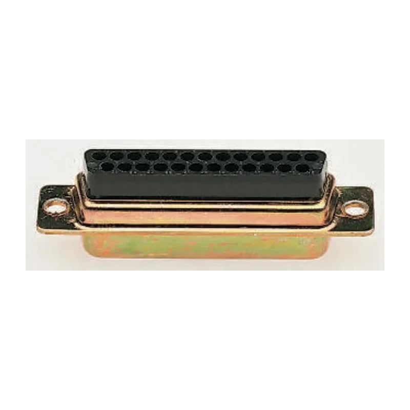 ITT Cannon DIKD 1.5-PV BU 15 Way Straight Cable D-Sub Connector with Clinch Nut and Float Female 110975-0019