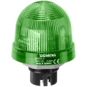 Siemens Green Beacon 230V AC/DC Steady Bayonet Mount Flush LED Bulb, IP65 