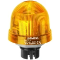 Siemens Yellow Beacon 230V AC/DC Steady Flush Bayonet Mount LED Bulb IP65 