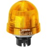 Siemens Yellow Beacon 230V AC/DC Steady Flush Bayonet Mount LED Bulb IP65