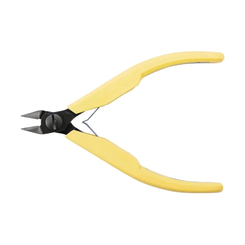 Lindstrom Flush ESD Safe Side Cutter , 125mm Length, 1.6mm Jaw Width, High Performance Steel Alloy, Conductive Handle 8164
