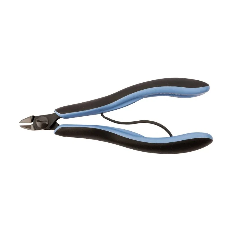 Lindstrom Flush ESD Safe Cable Cutter 138mm Overall Length, Oval Head, High Performance Steel Alloy Jaw RX 8151