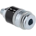 PCL Steel Pneumatic Quick Connect Coupling 1/4 in Female R Thread, Corrosion Resistant Finish SC21CM