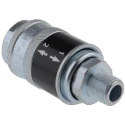 PCL Steel Pneumatic Quick Connect Coupling 1/4 in Female R Thread, Corrosion Resistant Finish SC21CM