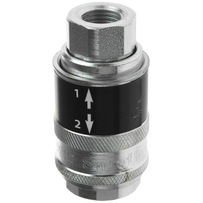 PCL Steel Pneumatic Quick Connect Coupling 1/4 in Female Rp, Corrosion Resistant, Max 14 bar SC21CF