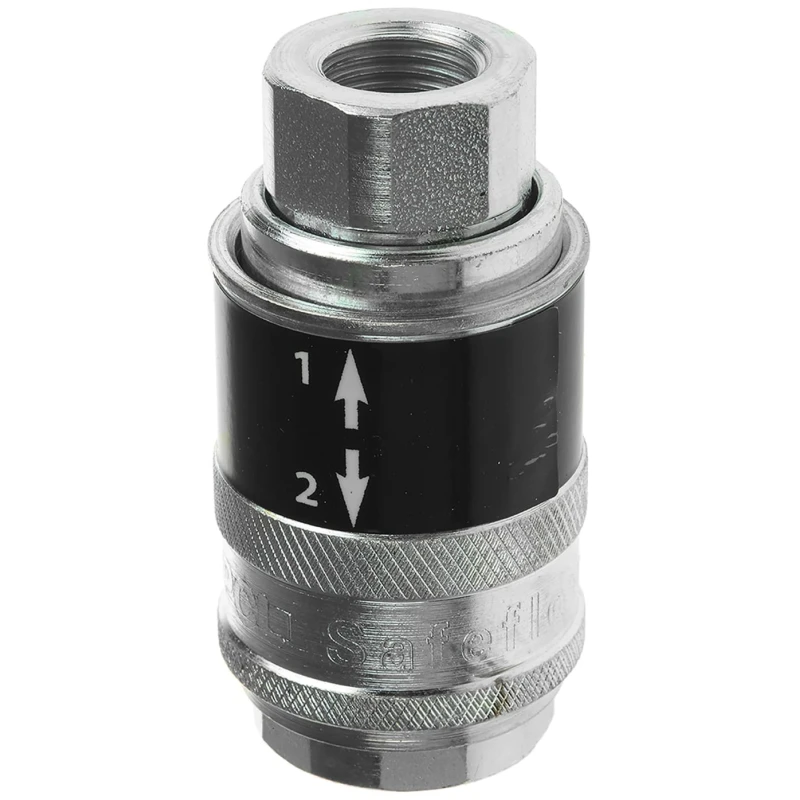 PCL Steel Pneumatic Quick Connect Coupling 1/4 in Female Rp, Corrosion Resistant, Max 14 bar SC21CF