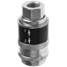 PCL Steel Pneumatic Quick Connect Coupling 1/4 in Female Rp, Corrosion Resistant, Max 14 bar SC21CF