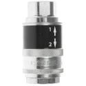 PCL Steel Pneumatic Quick Connect Coupling 1/4 in Female Rp, Corrosion Resistant, Max 14 bar SC21CF