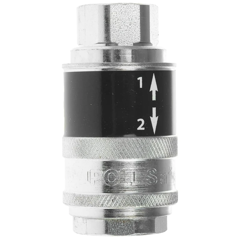 PCL Steel Pneumatic Quick Connect Coupling 1/4 in Female Rp, Corrosion Resistant, Max 14 bar SC21CF
