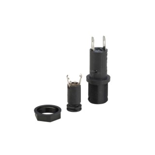 Schurter 16A Panel Mount Fuse Holder, 1P-Pole for 5 x 20 mm Fuse, 250V AC 3101.0020