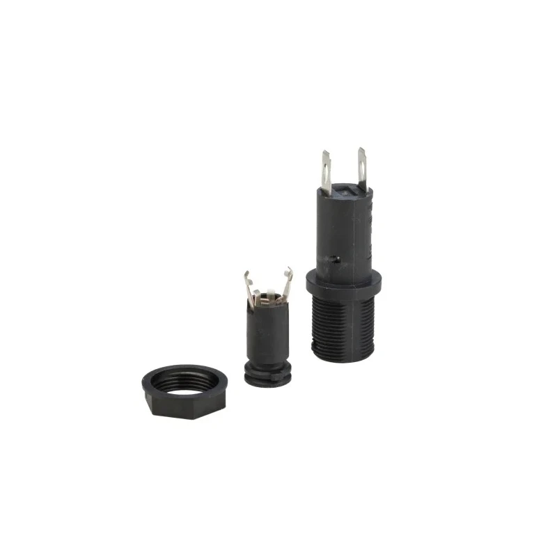 Schurter 16A Panel Mount Fuse Holder, 1P-Pole for 5 x 20 mm Fuse, 250V AC 3101.0020