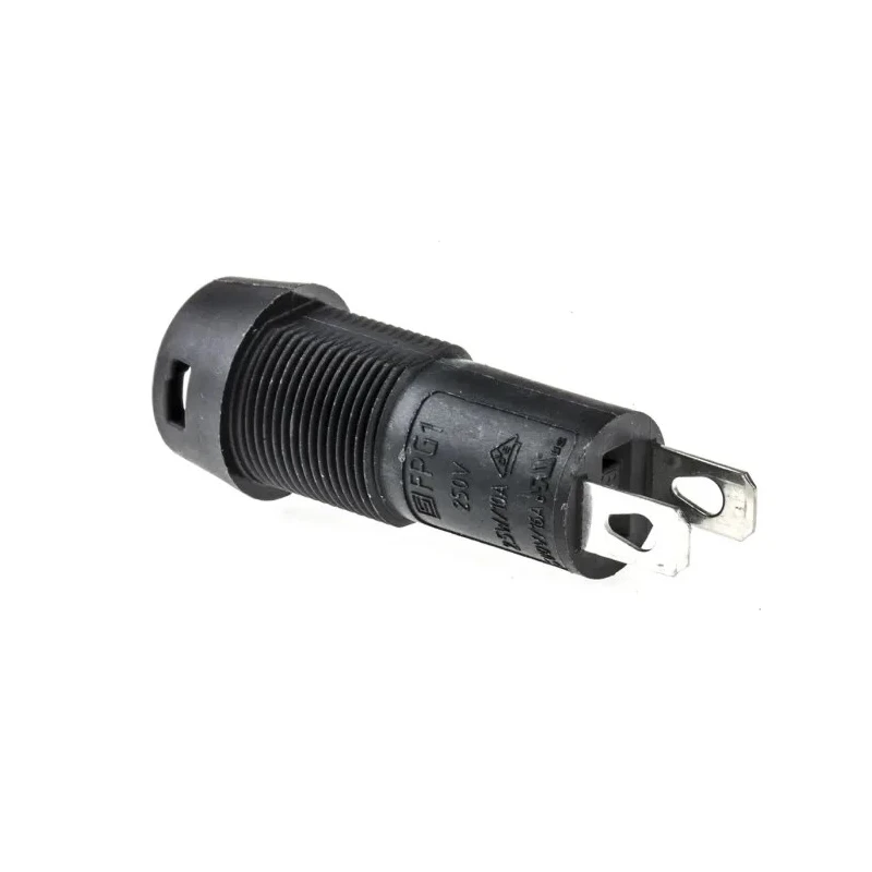 Schurter 16A Panel Mount Fuse Holder, 1P-Pole for 5 x 20 mm Fuses, 250V AC 3101.0015