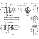 Schurter 16A Panel Mount Fuse Holder, 1P-Pole for 5 x 20 mm Fuses, 250V AC 3101.0015
