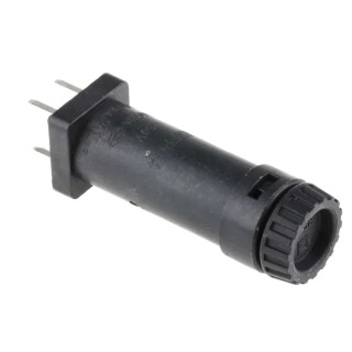 Schurter 10A PCB Mount Fuse Holder for 5 x 20 mm, 250V AC, Thermoplastic Body, Model 3101.0045