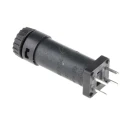 Schurter 10A PCB Mount Fuse Holder for 5 x 20 mm, 250V AC, Thermoplastic Body, Model 3101.0045