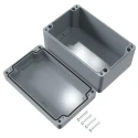 Rose Aluminium Standard Series Grey Lid Die Cast Aluminium Enclosure IP66 IK09 100 mm x 160 mm x 100 mm 01101608
