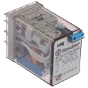 Finder Power Relay, 24V DC Coil, 7A Switching Current, 4PDT Contact Configuration 55.34.9.024.0040